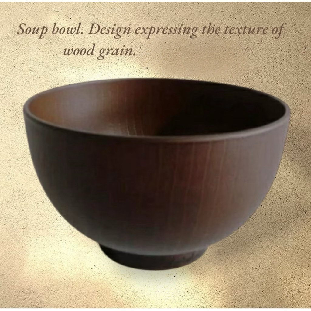 ชามพลาสติกพิเศษ Bowl ลายไม้ สามารถเข้าไมโครเวฟอุ่นอาหารได้ สะดวก ปลอดภัย
