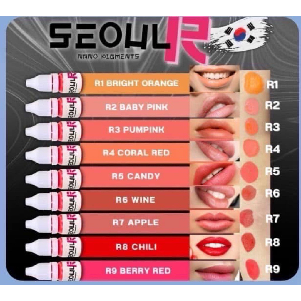 สี SEOUL R  สั กปาน น ม สีปาก สีน ม  สีน้ำสีออแกนิค สีสวย
