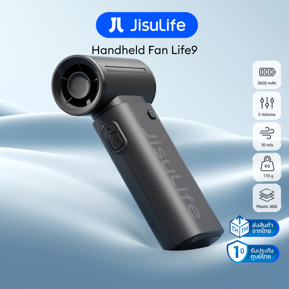 [พร้อมส่ง] พัดลม JisuLife Life9 พัดลมเด็ก พัดลมมือถือ Handheld Fan พัดลม พกพา แบตอึด ไม่มีใบพัด รับประกันศูนย์ไทย 1 ปี thumbnail 4