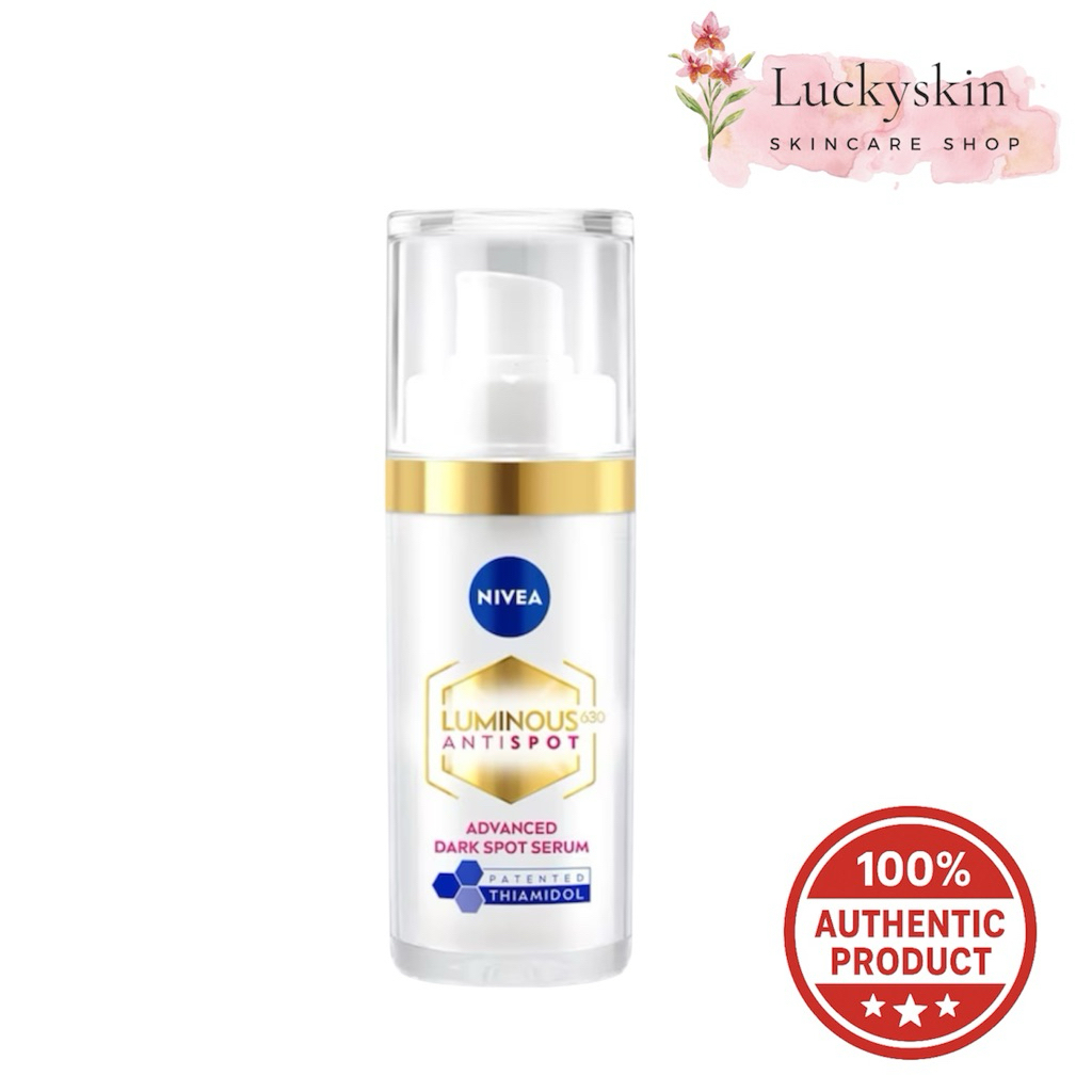 Code ลด 20-30 % พร้อมส่ง สูตรใหม่  นีเวีย ลูมินัส630 แอนตี้สปอต เซรั่ม 30 มล. NIVEA ไทอามิดอล Exp11-12/27