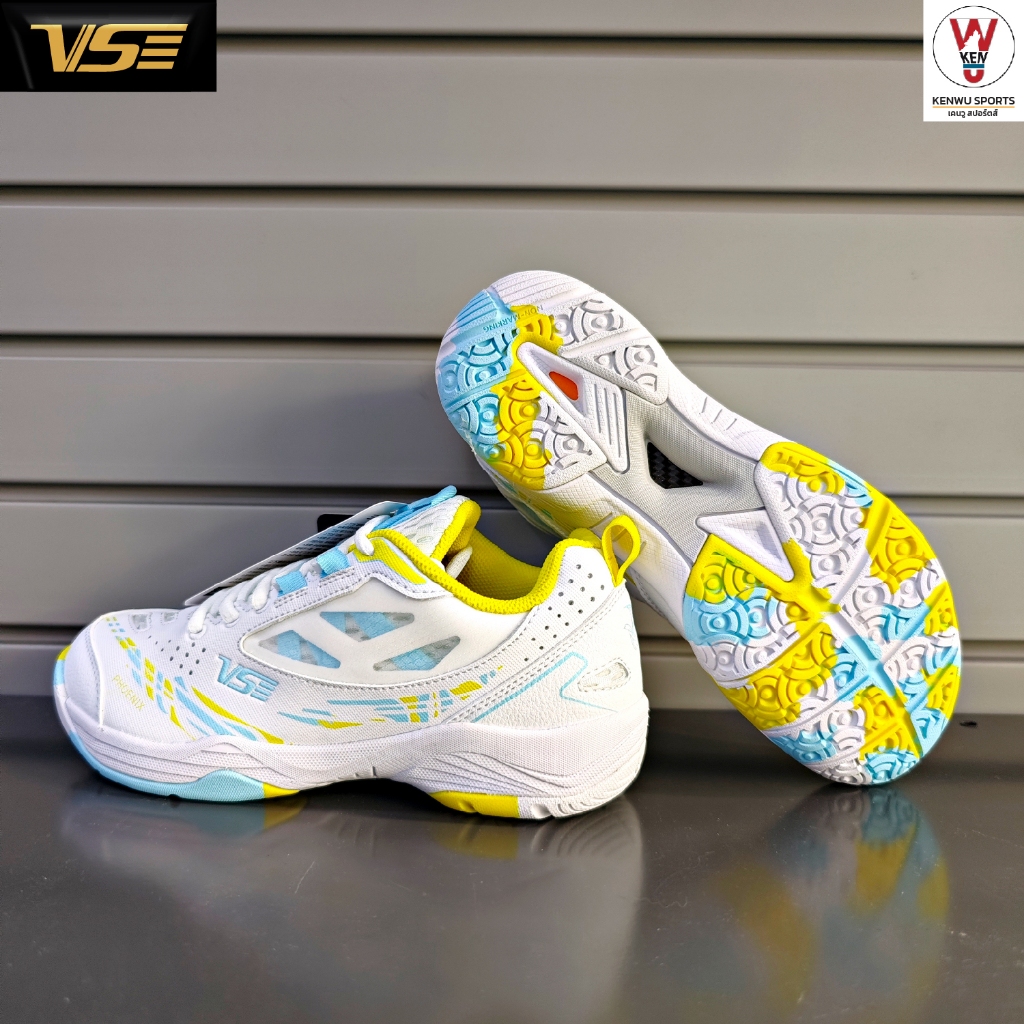 VS รองเท้าแบดมินตัน รุ่น VS-620 ดีไซน์เป็นเอกลักษณ์ดึงดูดสายตา มีไซส์เล็กสำหรับน้องๆในรุ่น VS-610 W