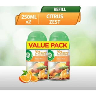 แพคคู่ Airwick refill สเปรย์ปรับอากาศ ชนิดเติม 250mlรีฟิลได้2กระป๋อง(ใช้กับเครื่องเกลดได้)