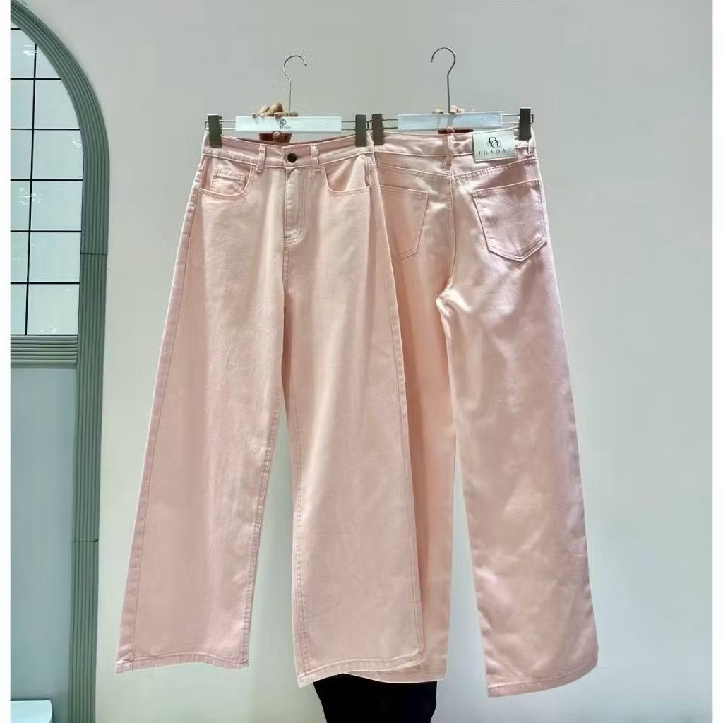 ส่งต่อPradap_brand:Pastel pant  สีชมพู s