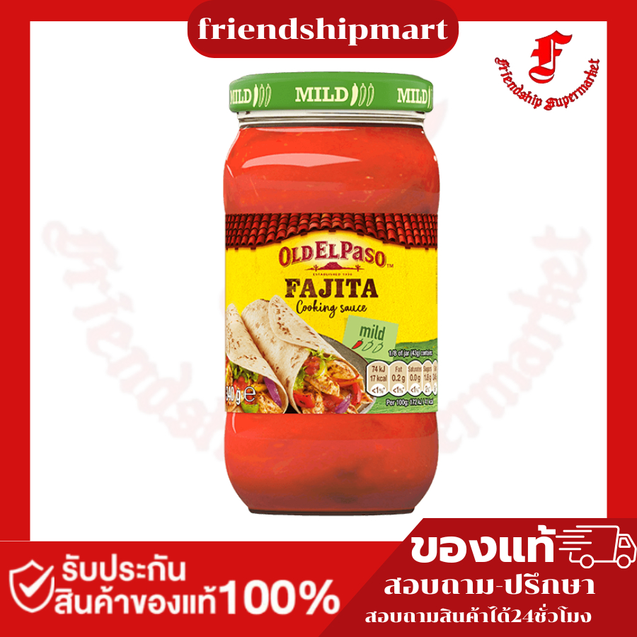 Fajita Cooking Sauce - Mexican Food - Old El Paso 340 G.