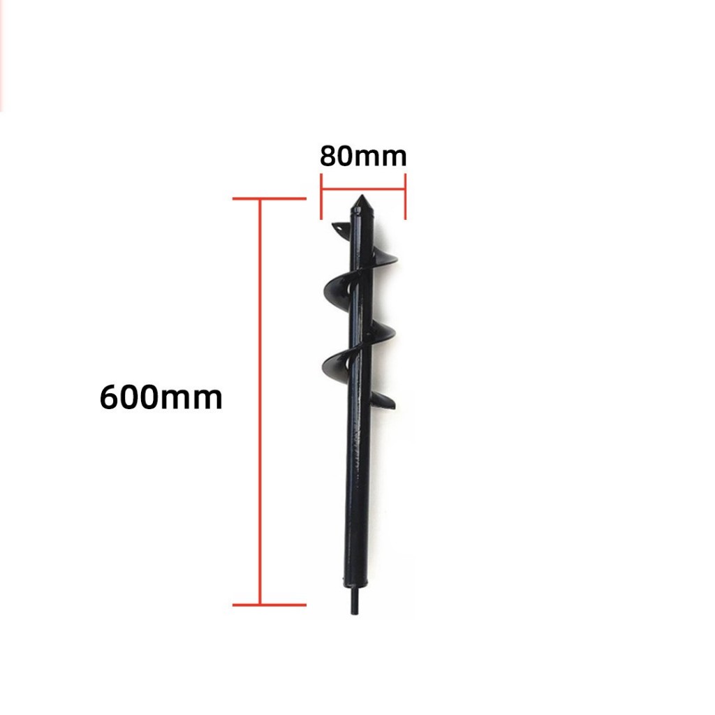ดอกสว่านเจาะดิน ดอกสว่านปลูกต้นไม้ สำหรับสว่านไฟฟ้า สว่านไร้สาย  Auger Drill Bit Garden Planting Soil Digger - รูปที่ 5