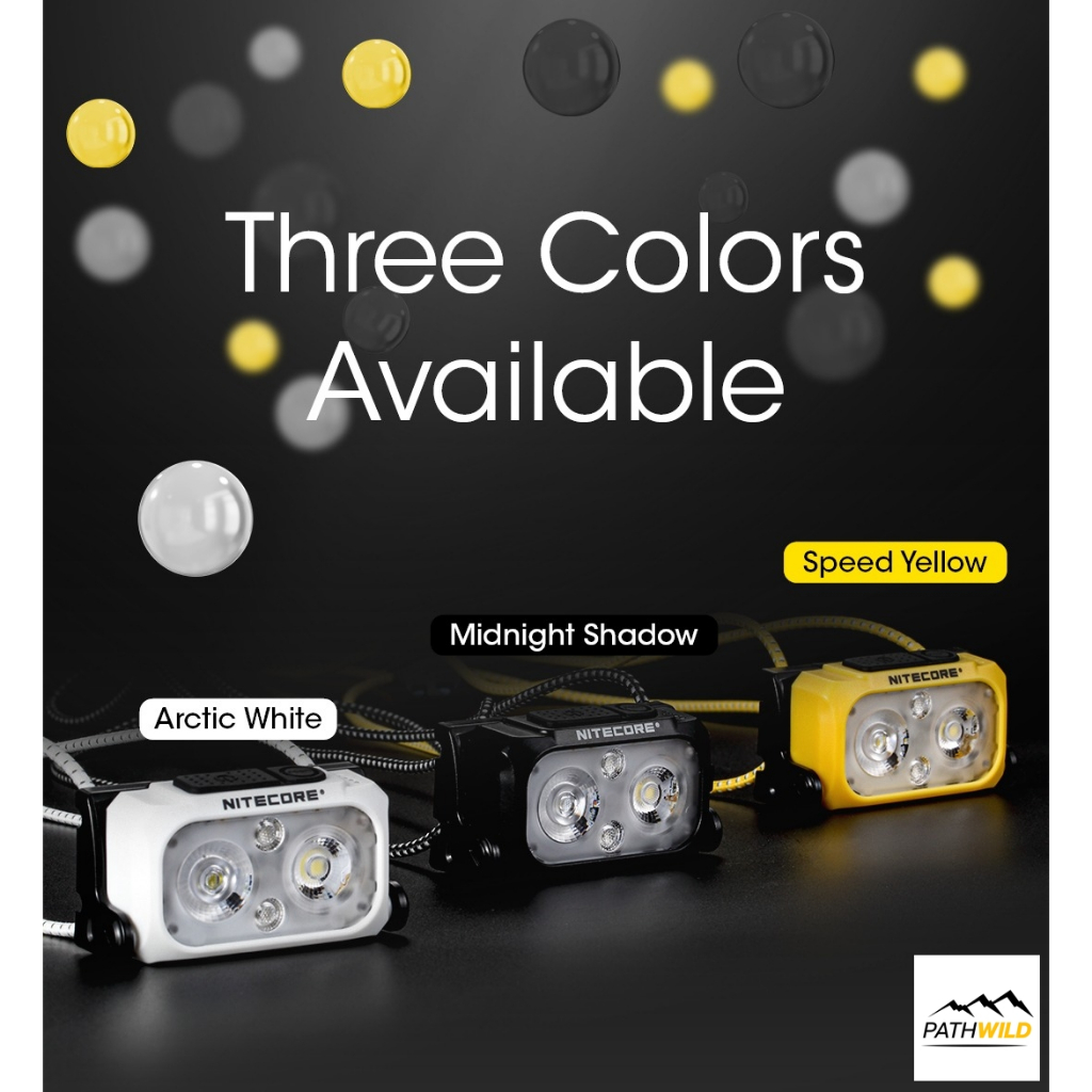 Nitecore NU21 360 Lumens ไฟฉายคาดหัว สว่าง 360ลูเมน น้ำหนักเบามาก ทนทานใช้งานง่าย ชาร์จ USB ได้ มีแส