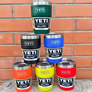 YETI RAMBLER 16OZ STACKABLE CUP WITH MAGSLIDER LID แก้วเก็บอ…