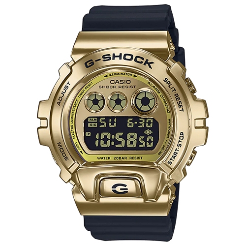 G-Shock นาฬิกาข้อมือผู้ชาย สายเรซิ่น สีดำ รุ่น GM-6900,GM-6900G,GM-6900G-9D