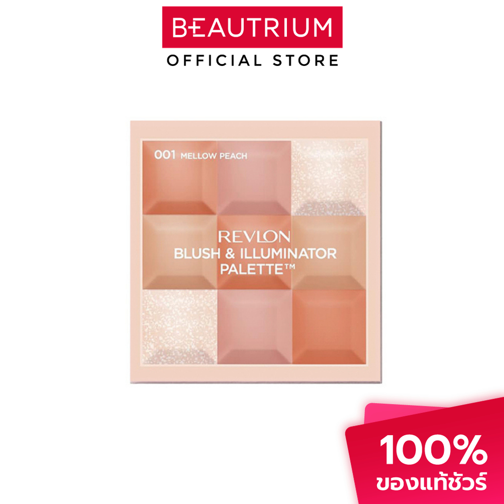 REVLON Blush & Illuminator Palette ဘလ်ရှ်နှင့် ဟိုင်လိုက် ပေါလက် 70.5g