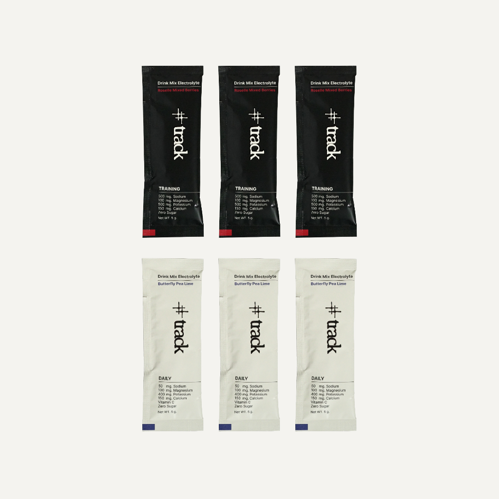 Track เกลือแร่ Trial Pack 6 Sachets of Electrolyte Drink Mix เครื่องดื่มเกลือแร่