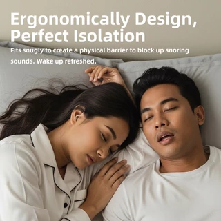 GOOJODOQ ที่อุดหู ที่อุดหูลดเสียงรบกวน 24db สําหรับการนอนหลับโฟกัส การศึกษา Ear Plug
