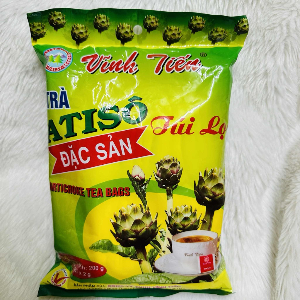 1 ห่อ ใหญ่ ชา เวียดนาม แท้ อาร์ทิโชก ไซนารีน Artichoke plants tea ani oxidant aging ต้านอนุมูลอิสระ สรรพคุณทางยา 100ซอง