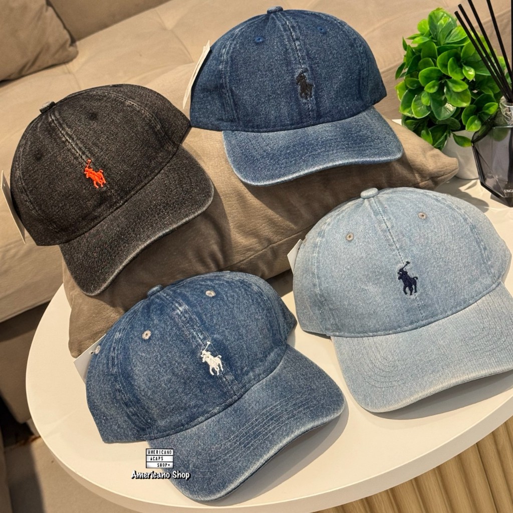 หมวกยีนส์ PL JEANS CAP ผ้ายีนส์แฟชั่น ใส่กันแดด สบาย ๆ มีหลายสีให้เลือก (ส่งจากไทย) - รูปที่ 5