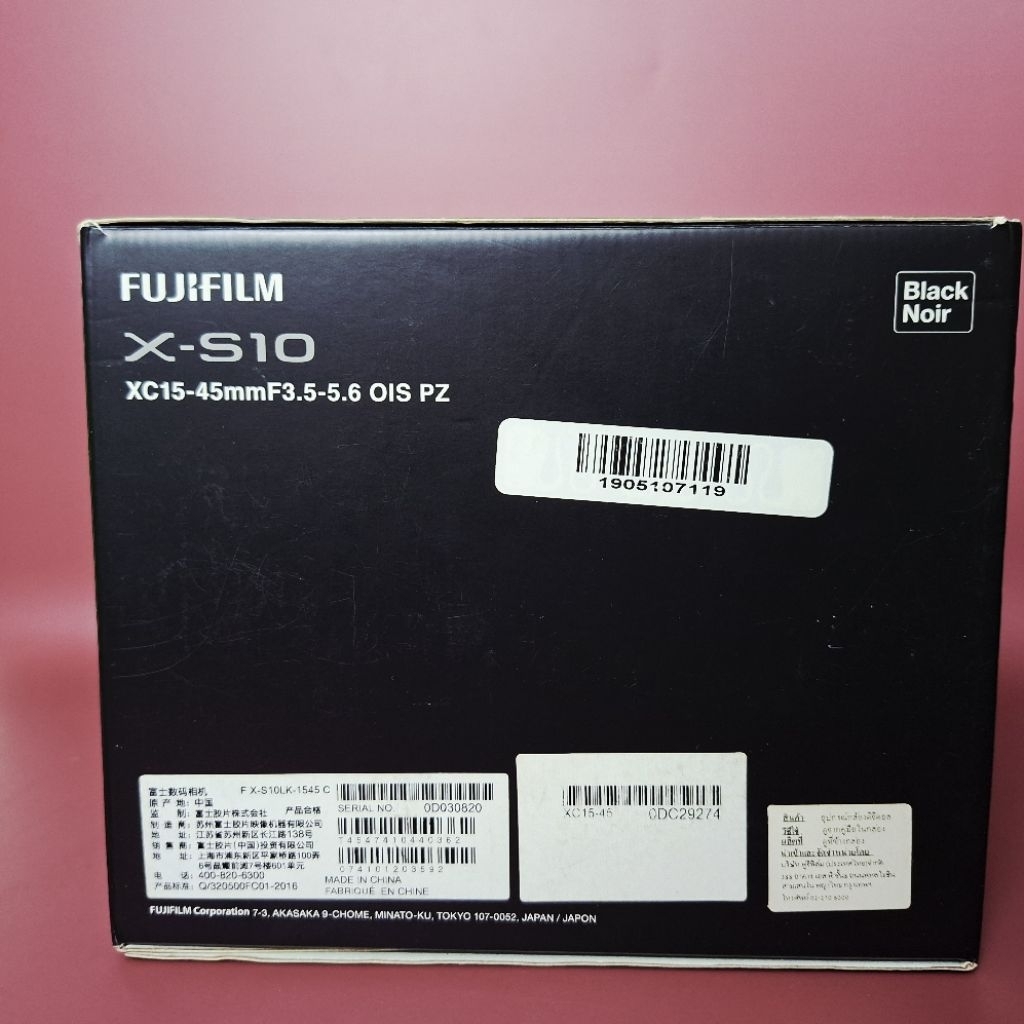 กล่องเปล่ามือสอง กล้อง FUJIFILM X-S10