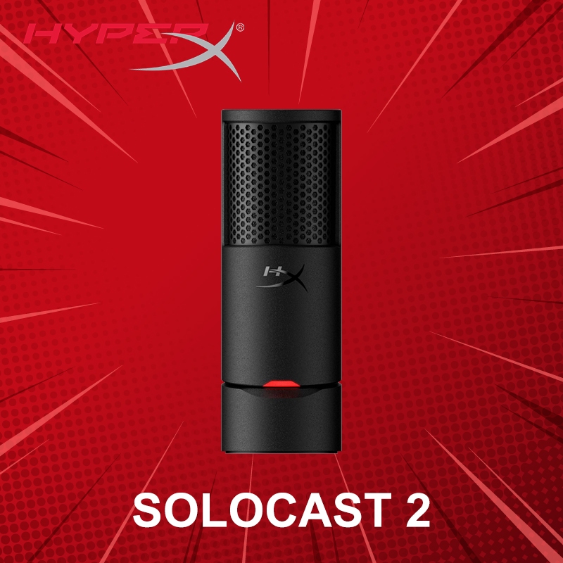ไมโครโฟน HyperX SoloCast 2 ประกันศูนย์ 2 ปี