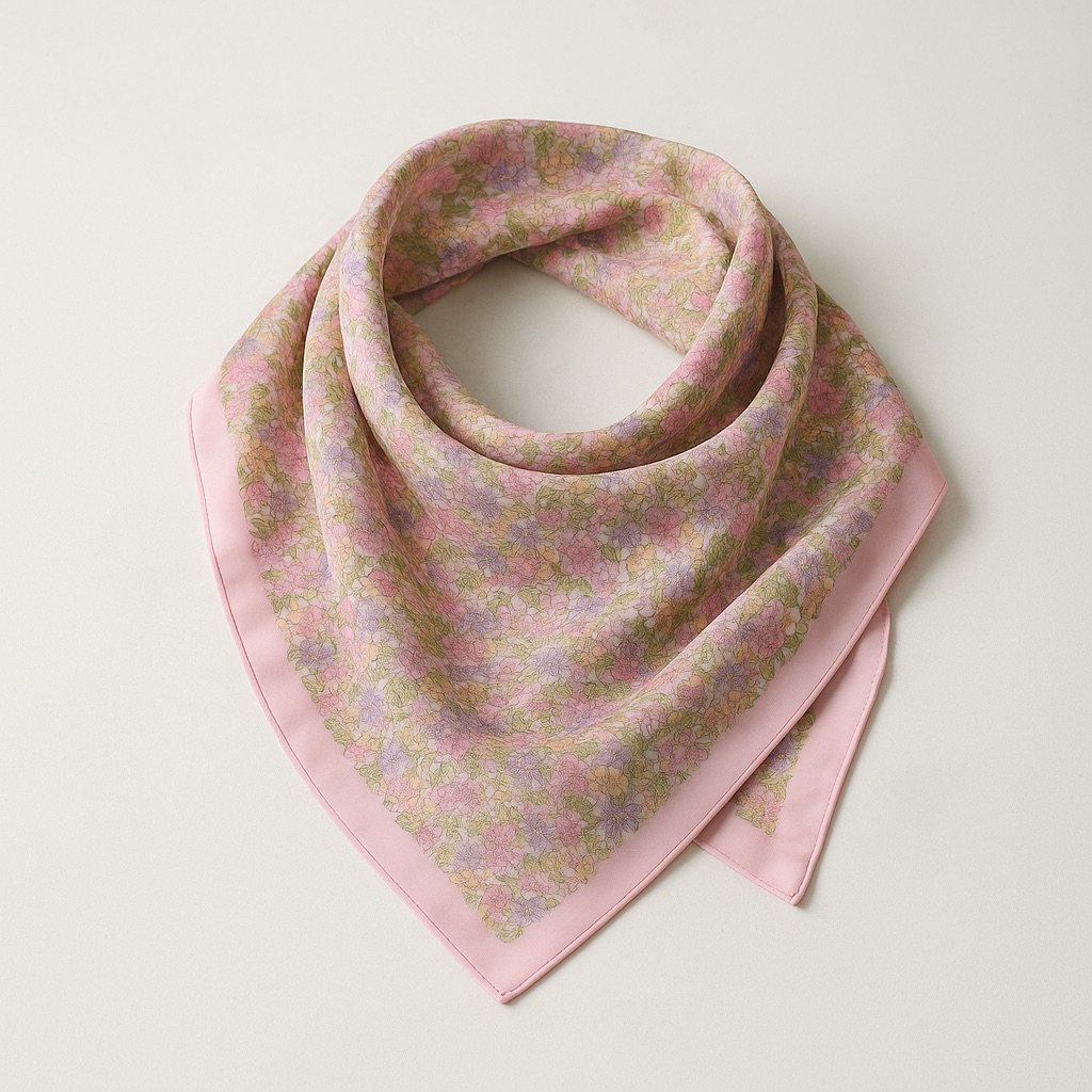 ポリエステル 100% ผ้าคลุมไปทะเล Liberty Vintage handkerchief30.5x 30 inches