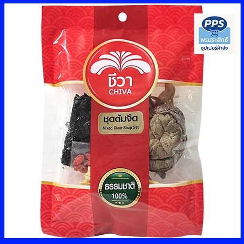 ชุดต้มจืด Mixed Clear Soup Set ตราชีวา CHIVA 60 กรัม