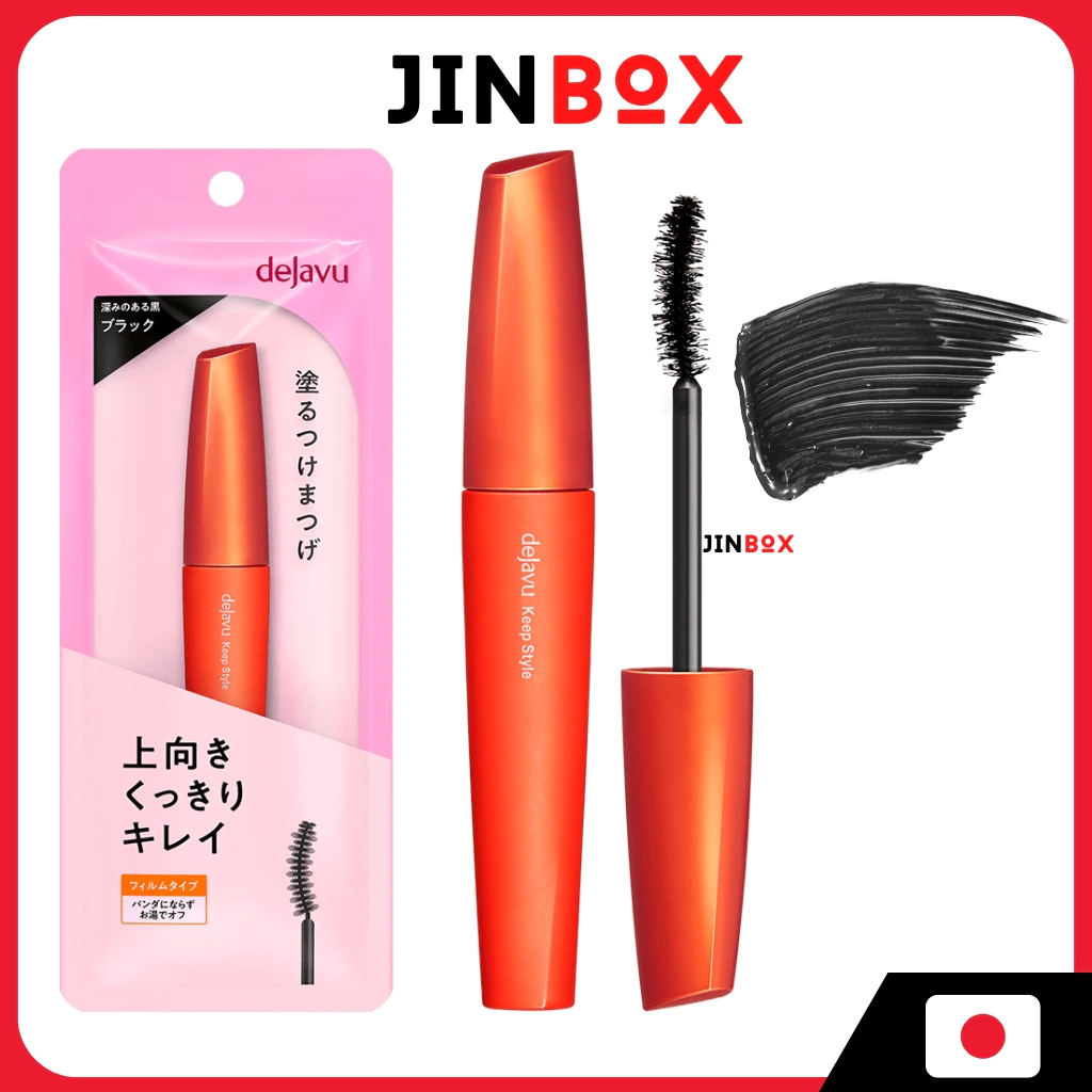 dejavu Mascara Keep Style - Black (Film Type) "Paint-On False Lashes" Upward Lift Type เดจาวู มาสคาร