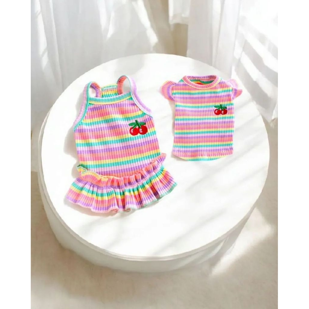 🎈พร้อมส่ง🎈เสื้อหมา เสื้อแมวrainbow 🌈ชุดหมาสายรุ้ง  ชุดแมว 🌈pride month