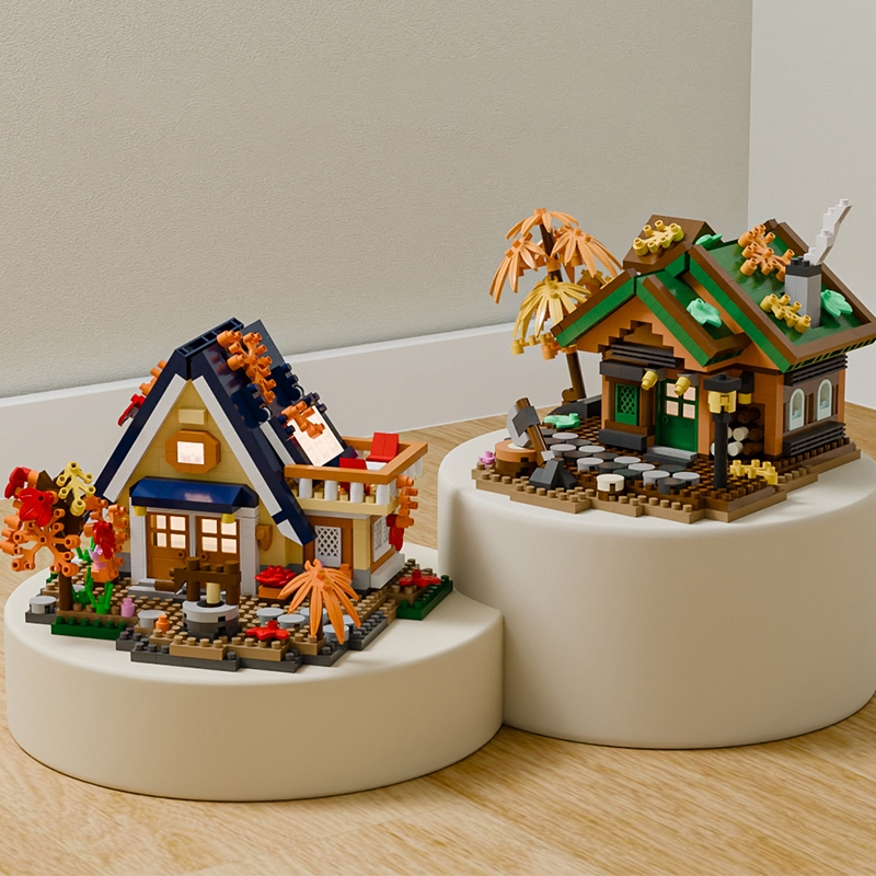 ตัวต่อบ้าน ตัวต่อ DIY บ้านต้นไม้ บล็อกตัวต่อบ้านต้นไม้ ของเล่นตัวต่อ ของขวัญวันเกิด - รูปที่ 6