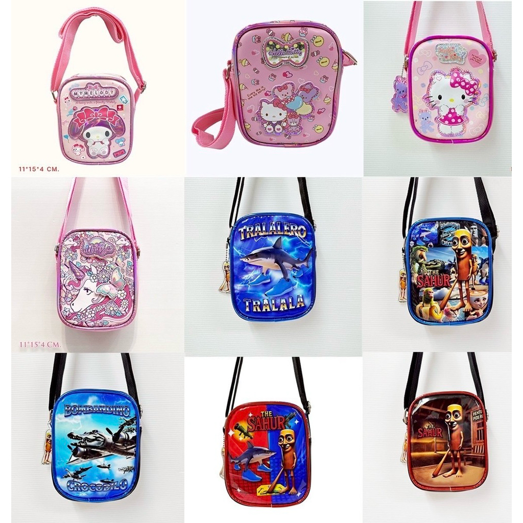 👜✨ กระเป๋าสะพายข้าง ลายการ์ตูนสุดน่ารัก & ลายเท่ๆ ✨👜