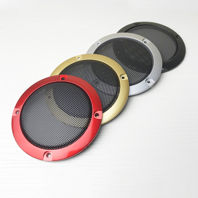 ตะแกรงลำโพงเครื่องเสียงรถยนต์ 2 นิ้ว 3 นิ้ว 4 นิ้ว 5 นิ้ว 6.5 นิ้ว 8 นิ้ว ลำโพงซับวูฟเฟอร์แบบปรับแต่