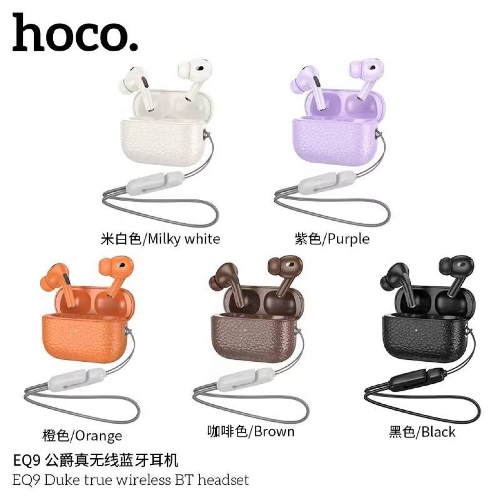 Hoco EQ9 หูฟังบลูทูธTWS ไร้สาย ออกกำลังกาย BT V5.3 Easy sound sports earphones