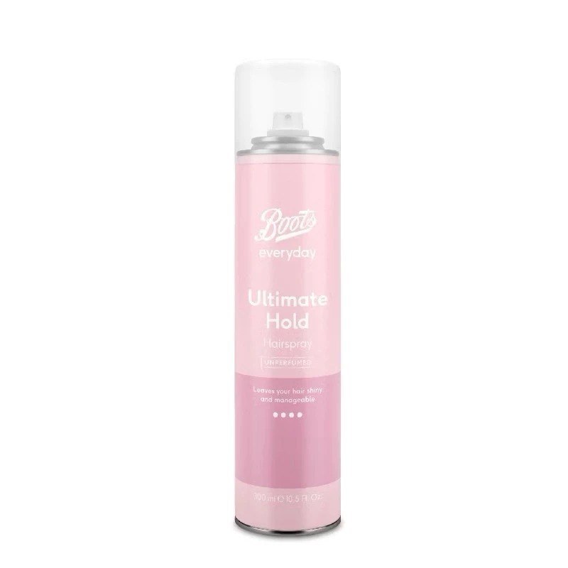 ลดเพิ่ม 30% Boots Ultimate Hold Hairspray Unperfumed 300Ml บู๊ทส์ อัลทิเมท โฮลด์ แฮร์สเปรย์ อันเพอร์ฟูม 300 มล.