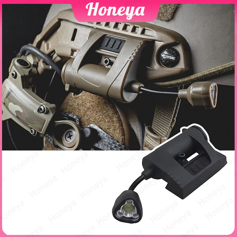 หมวกกันน็อคยุทธวิธี 3 โหมด ไฟฉาย LED IR พร้อมไฟกลางแจ้ง Night Light สำหรับขี่จักรยาน/ล่าสัตว์