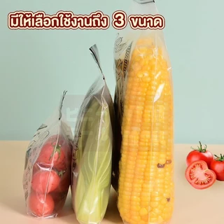 【VINIMALL คุณภาพดี】ถุงถนอมอาหาร จัดเก็บของสด ผัก ผลไม้ ซิปล็อคแน่นหนา ป้องกันความชื้น RE10