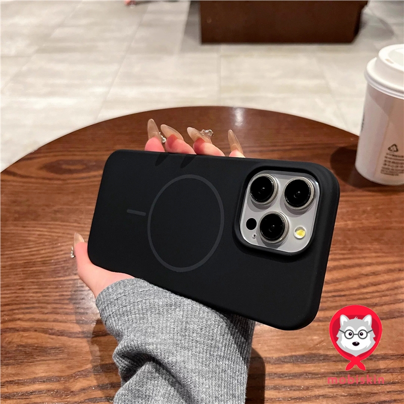 แสงดูดแม่เหล็กโทรศัพท์มือถือป้องกันกรณี สำหรับ iphone 16Plus 15 14 12 Pro Max 11 XR X XS Max 7p 8p เคส ไอโฟน