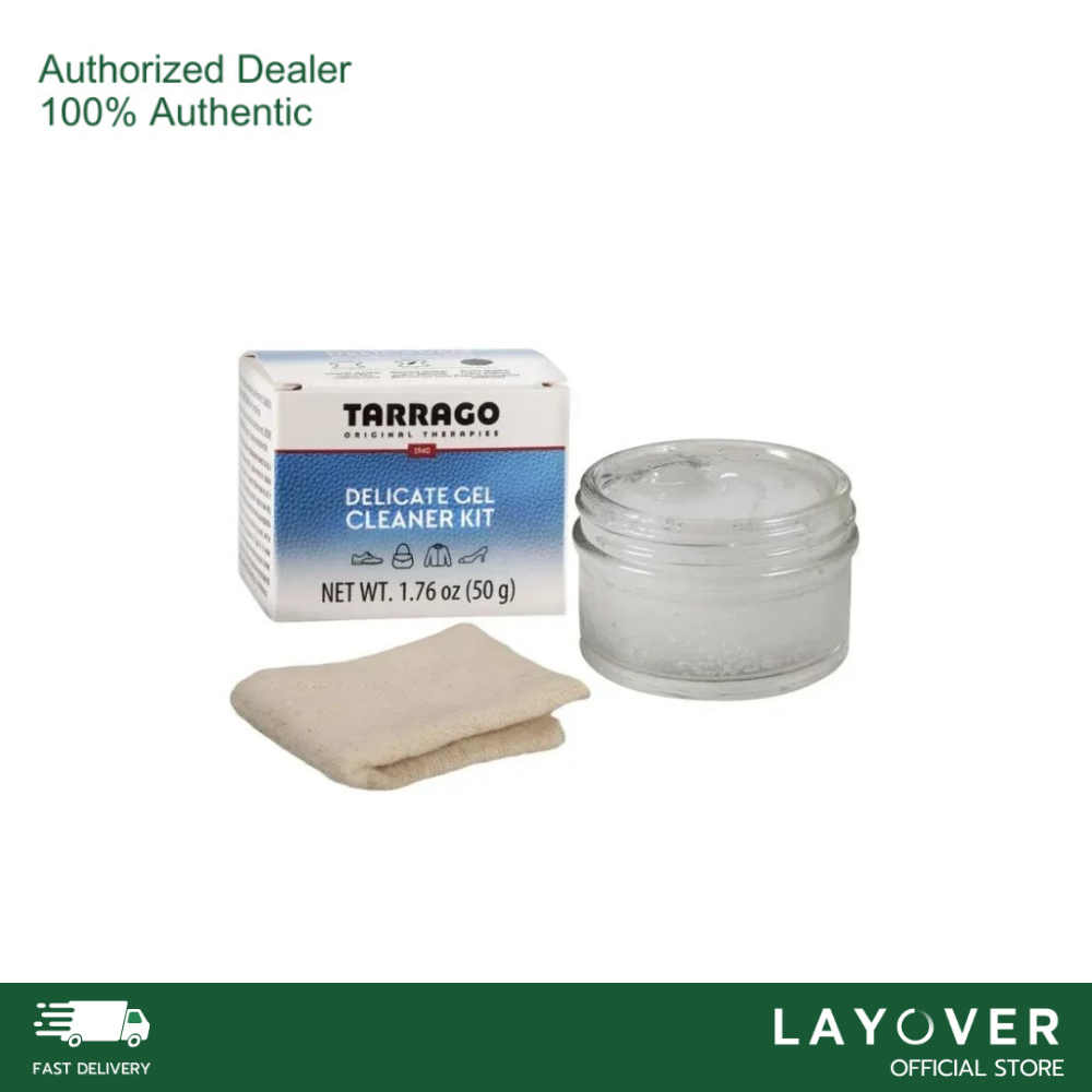 [ส่วนลด30% 68XTRA30N] [แถมผ้า] TARRAGO DELICATE GEL CLEANER 50 ML. เจลทำความสะอาดเครื่องหนัง