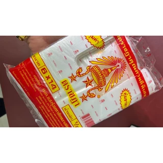 ถุงหิ้ว ถุงหูหิ้ว *5kg ยกแพ็ค* AB ถุงใส่กับข้าว ถุงก๊อบแก๊บ เหนียว ทน ไม่ขาดง่าย พร้อมส่ง *ออกใบกำกับภาษี* W4