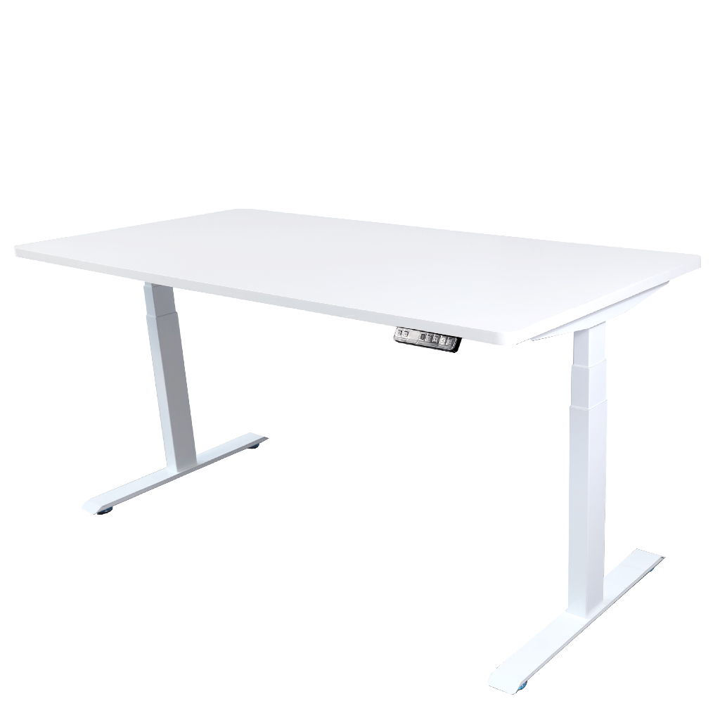 Bewell โต๊ะปรับระดับไฟฟ้า โต๊ะทำงานเพื่อสุขภาพ มอเตอร์ 2 ตัว บันทึกความสูงได้ 4 ระดับ รับประกัน 5 ปี