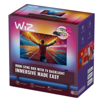 WiZ Sync Box เครื่องแปลงแสงไฟตามคอนเทนต์ มาพร้อมไฟเส้นทีวี ใช้ร่วมกับ Content Box ของผู้ใช้งาน [Entertainment]