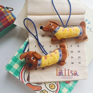 ตุ๊กตาการ์ตูนลูกสุนัข พวงกุญแจจี้กระเป๋า ของตกแต่งตุ๊กตาสุดน่ารัก keychain pendant JM20122