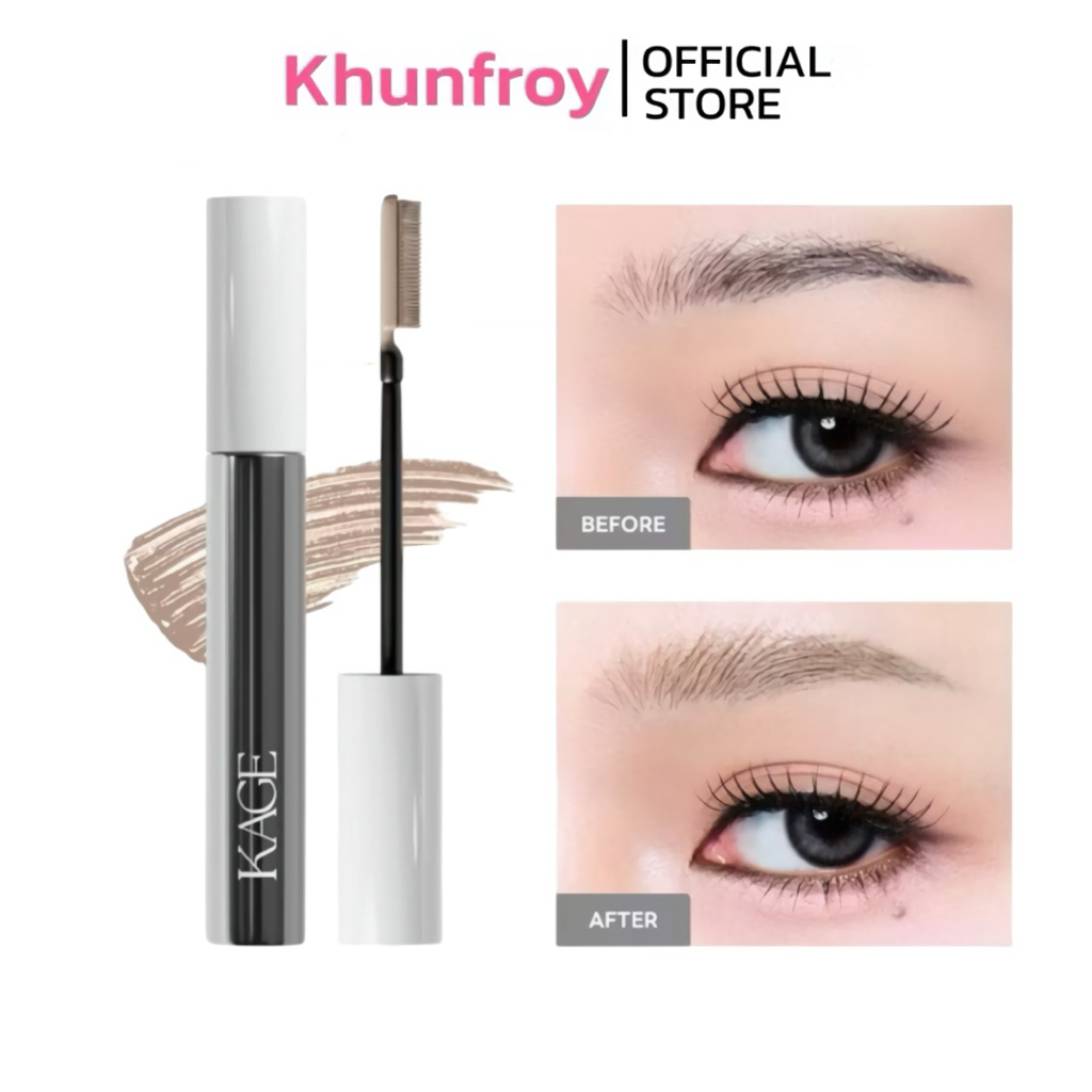 [LIVE เหลือ 189.-]มาสคาร่าคิ้ว KAGE Truebrow Mybrow Macara หัวแปรงพิเศษ ไม่ติดเนื้อคิ้ว เคลือบขนคิ้ว