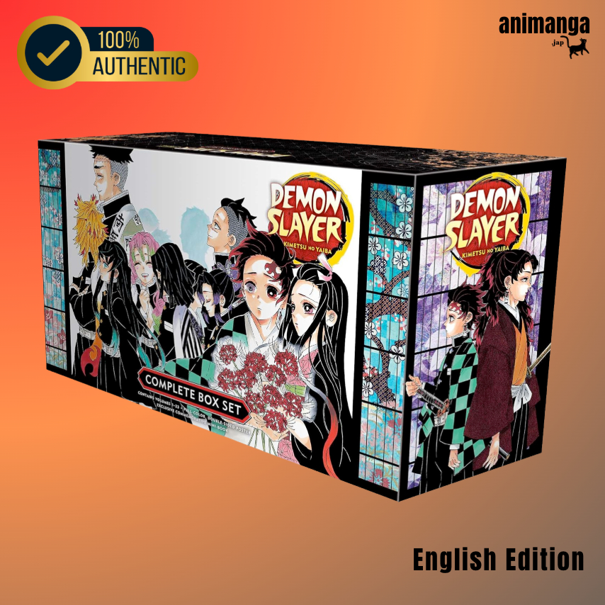🇬🇧 English Edition - มังงะ ภาษาอังกฤษ Demon Slayer: Kimetsu no Yaiba Complete Box Set : เล่ม 1-23 wi
