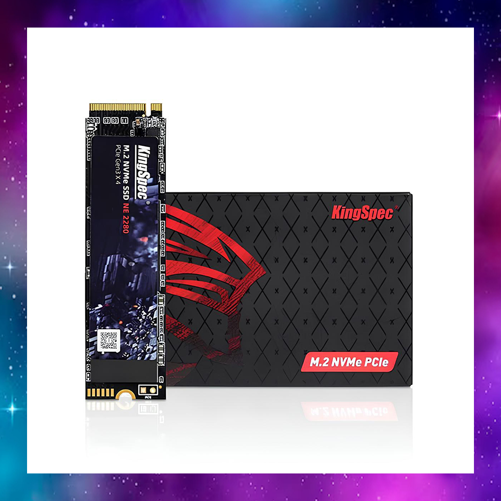 1 TB SSD (เอสเอสดี) KINGSPEC  PCIe 3/NVMe M.2 2280 (WDS100T1B0E) ใช้งานปกติ