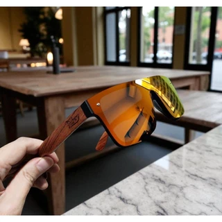 Dubery แบรนด์แท้ 100% ร้านไทยส่งเร็ว ขาไม้ เลนส์ Polarized แว่นกันแดดผู้ชาย (ผู้หญิงใส่ได้)