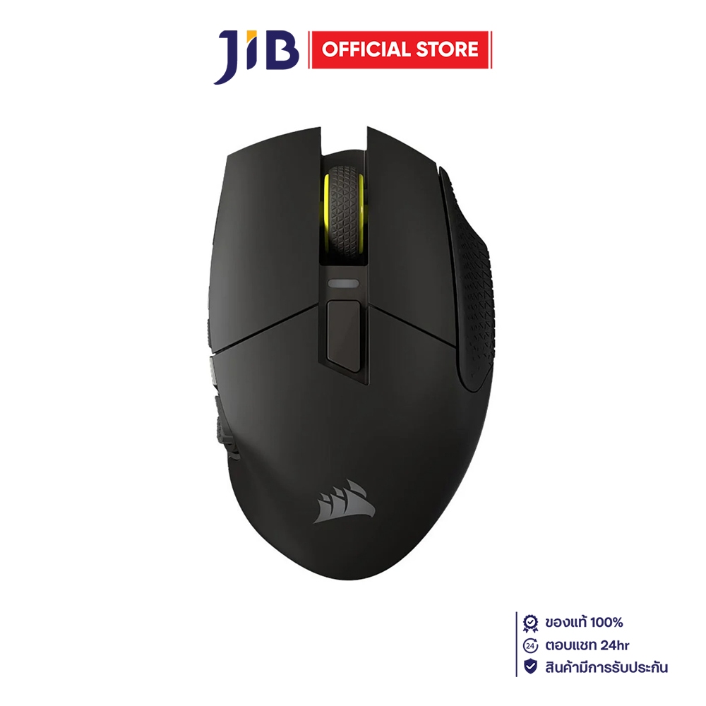 WIRELESS MOUSE (เมาส์ไร้สาย) CORSAIR SCIMITAR ELITE WIRELESS SE MMO - GUN METAL (CH-9314014-AP)