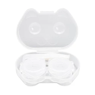Midroo ตลับคอนแทคเลนส์ Cat Cute Case เรียบง่ายและน่ารัก กล่องเลนส์แบบพกพา Contact Lens Case