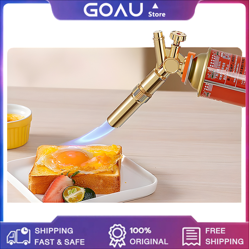 หัวพ่นไฟ RAPTOR R2 (ทองเหลืองแท้) - จุดไฟในตัว ใช้งานง่าย ปลอดภัย