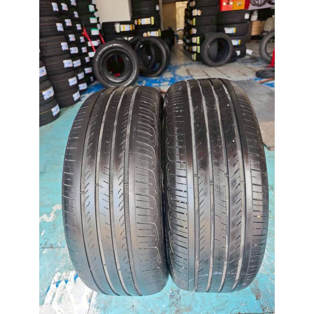 ยางเปอร์เซ็นต์Goodyear  ขนาด 225 /55 R18  ยางปี 22 ราคาเส้นละ 742 บาท