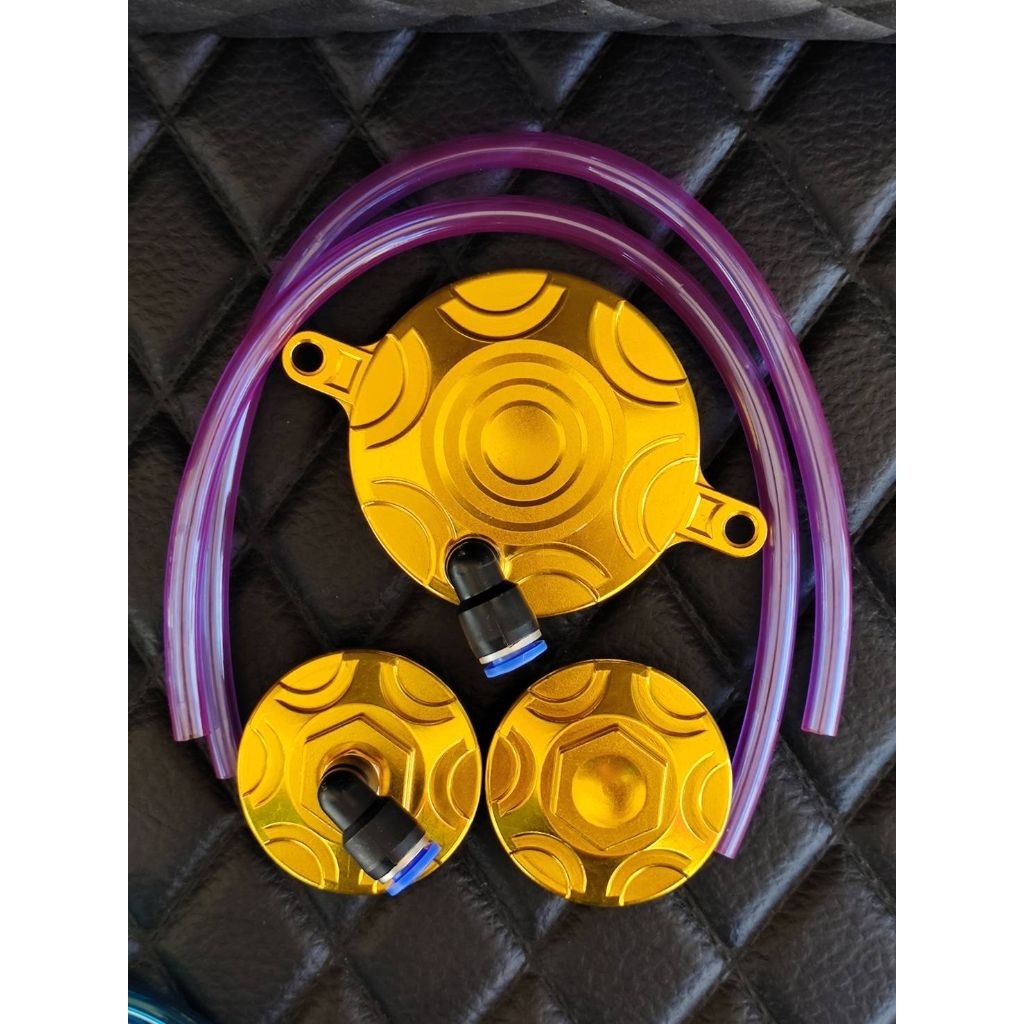 ฝาวาล์ว MIO/FINO ชุดใหญ่ พร้อมโอริง+หัวฟิตติ้ง+สายน้ำมัน - รูปที่ 7