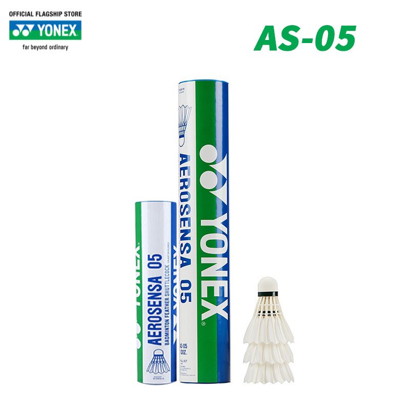 YONEX Aerosensa 05 (12er-Rolle) ลูกแบดมินตัน 1 หลอด 12 ลูก เหมาะสำหรับใช้ในการฝึ