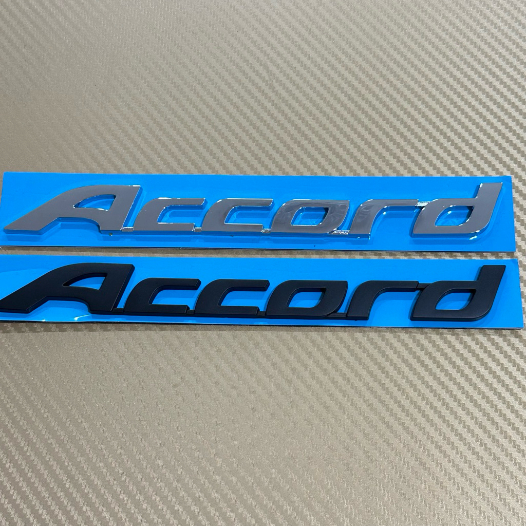 โลโก้ ACCORD  ขนาด 2.5 x 22 cm ติดท้าย Honda ราคาต่อชิ้น