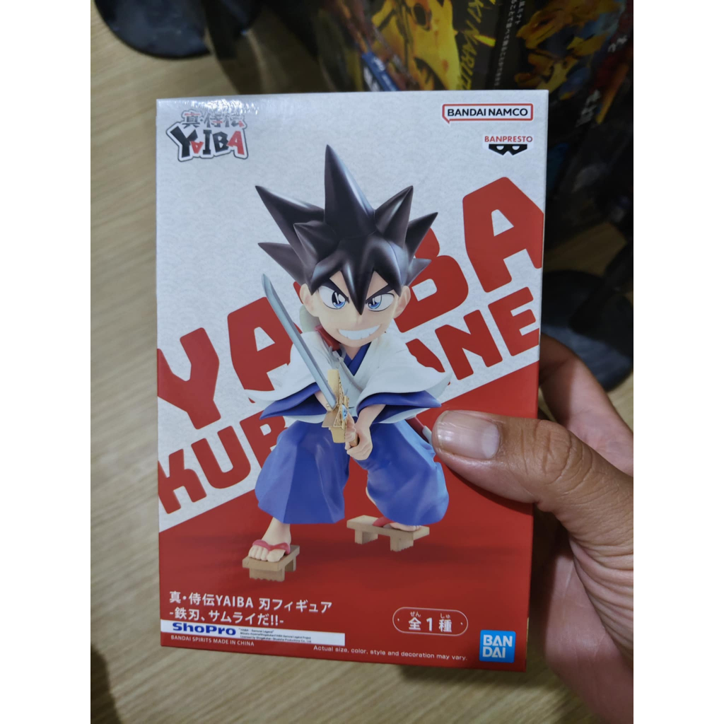 BANPRESTO YAIBA SAMURAI LEGEND YAIBA FIGURE-YAIBA KUROGANEมือ1lotJP
