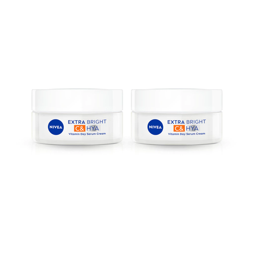 นีเวีย เอ็กซ์ตร้า ไบรท์ ซี แอนด์ ไฮยาวิตามิน เดย์ เซรั่ม-ครีม 50 มล. 2 ชิ้น NIVEA thumbnail 9