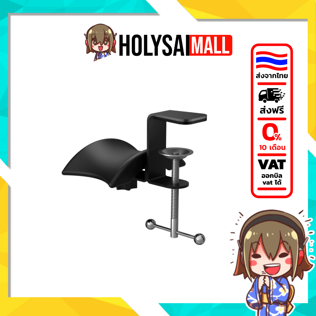 X-Tips Hanger อุปกรณ์แขวนหูฟังหนีบโต๊ะ รองรับโต๊ะหนา 45 มม. ดีไซน์โค้งรับแขนหูฟัง